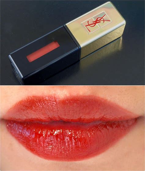 ysl glossy stain rouge vintage swatch|YSL rouge pur couture review.